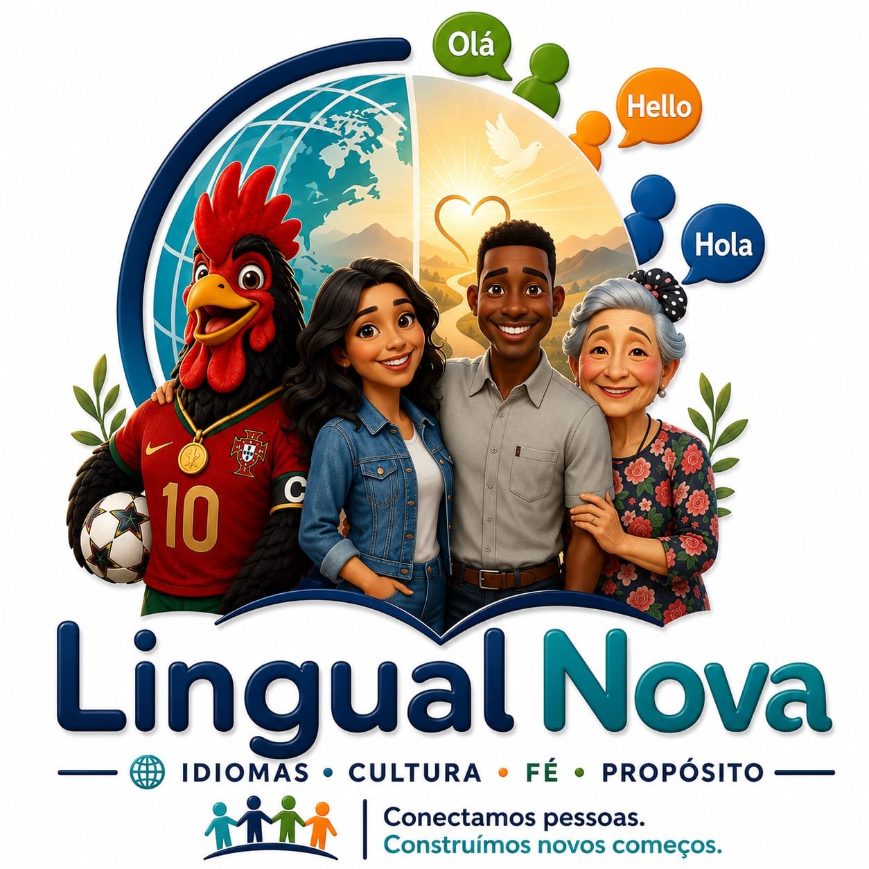 LingualNova — Idiomas, Cultura, Fé, Propósito